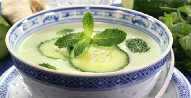 Pato confinado - Receta de verano: Sopa fría de pepino y menta