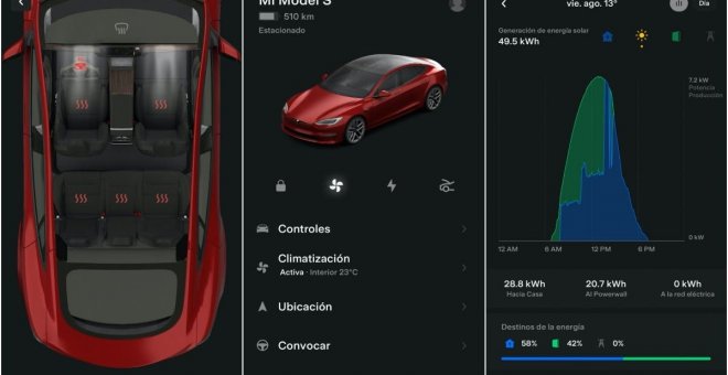 Tesla lanza una importante actualización de su aplicación: muchas novedades a la vista