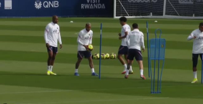 El trío de diamantes del PSG se prepara para estrenarse frente al Reims