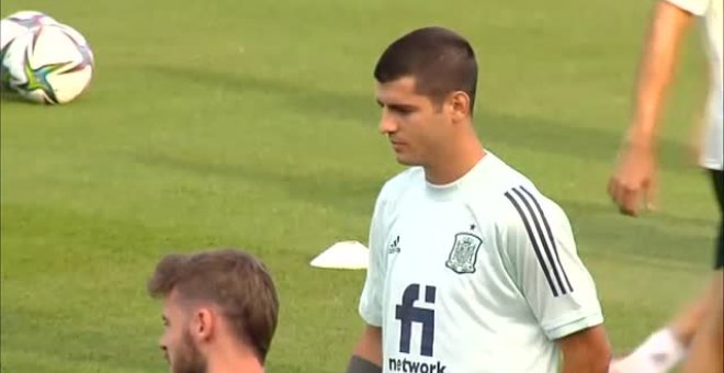 Primer entrenamiento de la selección con la vista puesta en los partidos de clasificación del Mundial