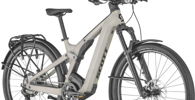 La última bicicleta eléctrica de Scott tiene 750 Wh de batería y suspensión embebida en el cuadro