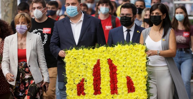 El independentismo aprovecha la Diada para recuperar su discurso más decidido