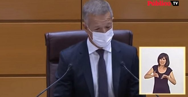 Ander Gil pide recuperar el 'fair play' político en su primer discurso como presidente del Senado