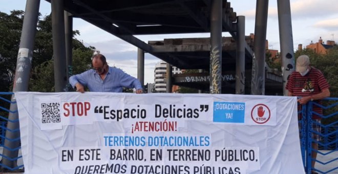 Los vecinos del madrileño barrio de Delicias, en pie de guerra contra Almeida y un macroproyecto privado de ocio