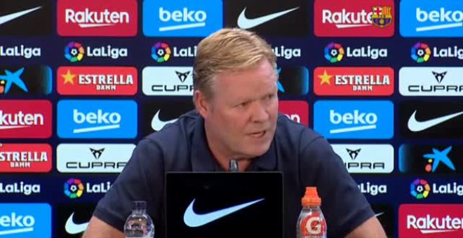 Koeman: "El Barça cayó contra el Bayern 2-8 con Messi, Suárez y Griezmann"