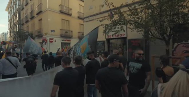 La manifestación neonazi en Chueca acarrea también enfrentamiento político