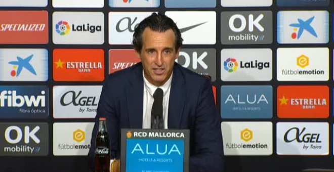 Emery: "El empate no es bueno, pero hay que dar valor a no perder"