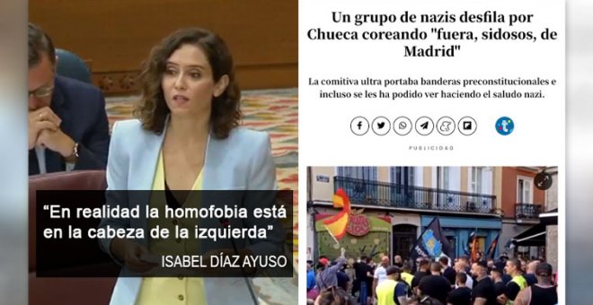 La frase de Ayuso sobre la homofobia que ha tardado dos días en chocar con la realidad