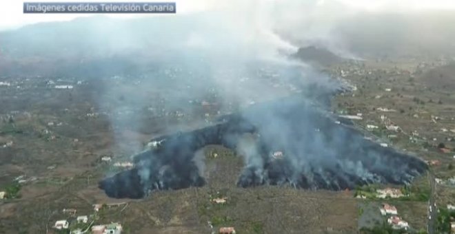 Se espera que la colada de lava llegue a la costa a las 20:00