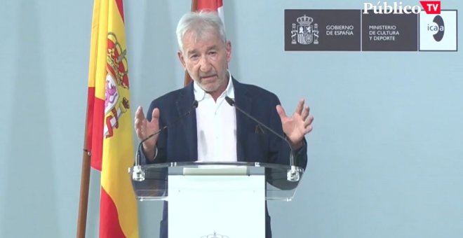 El aplaudido discurso de José Sacristán después de recibir el Premio Nacional de Cinematografía