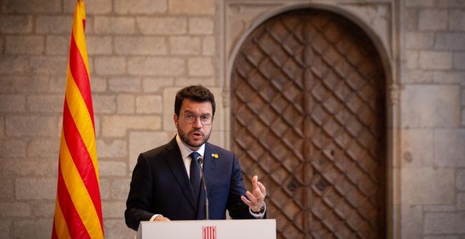 Aragonès posa en valor l'acord amb els comuns però mira de tancar les esquerdes al Govern i reconduir la relació amb la CUP