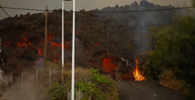 Las impactantes imágenes de la erupción del volcán de La Palma