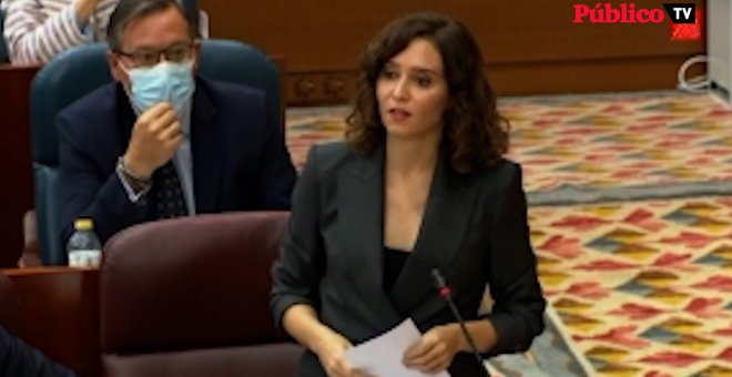 Ayuso defiende la objeción de conciencia de los médicos en la práctica de abortos:  "Empezó a estudiar medicina para salvar vidas, no para hacer lo contrario"