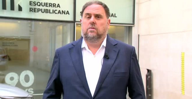 Junqueras apuesta por "la Mesa de Diálogo y la negociación"