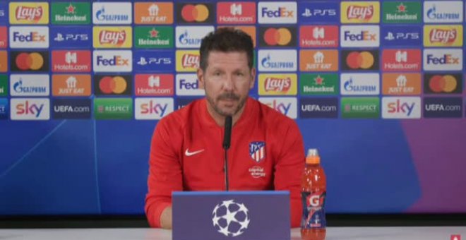 Simeone: "Los rivales nos conocen más, tenemos que evolucionar"