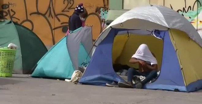 Temor entre los inmigrantes venezolanos desplazados en Chile