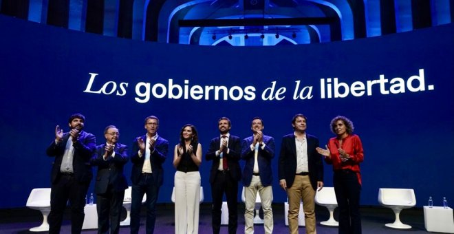 Ayuso y Génova juegan al gato y al ratón en la Convención Nacional para acaparar el protagonismo