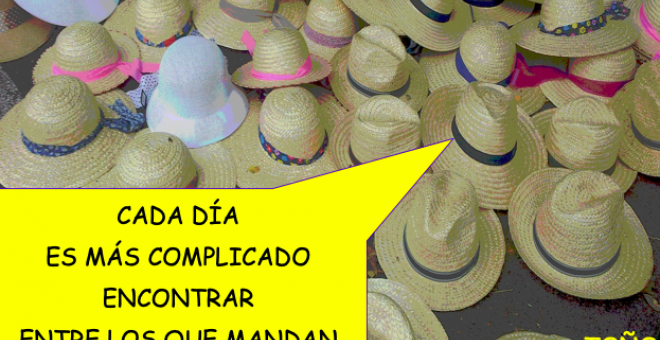 Mucho sombrero para tan poca cabeza