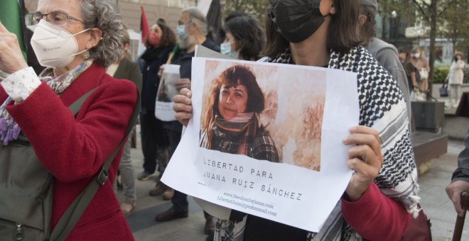 Concentración por la libertad de la española encarcelada por Israel