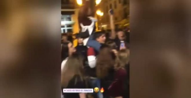 Las 'no fiestas' del Pilar se saldan con 18 detenidos y graves disturbios