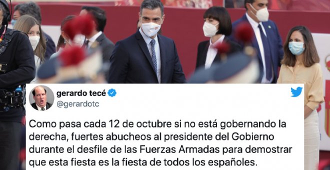 "Gente que abuchea a un presidente y aplaude a una cabra. Es lo bonito de la democracia: cada cual elige a quien le representa mejor"