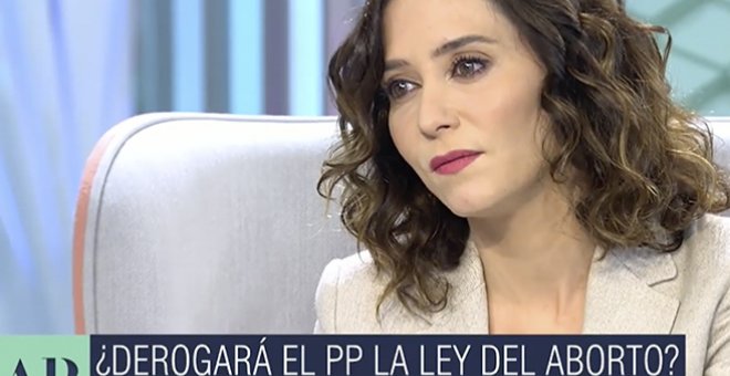 La respuesta de Ayuso sobre el aborto que hasta Ana Rosa ha tenido que rebatir