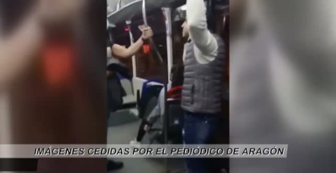 Agresión en un autobús de Zaragoza a causa de una disputa por la mascarilla