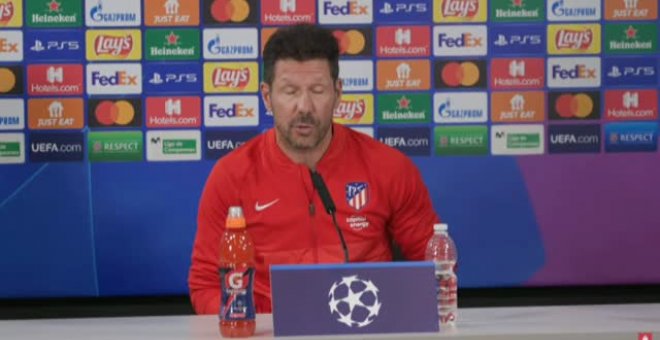 La defensa de Simeone a las críticas de Klopp sobre el estilo de los rojiblancos: "Nothing"