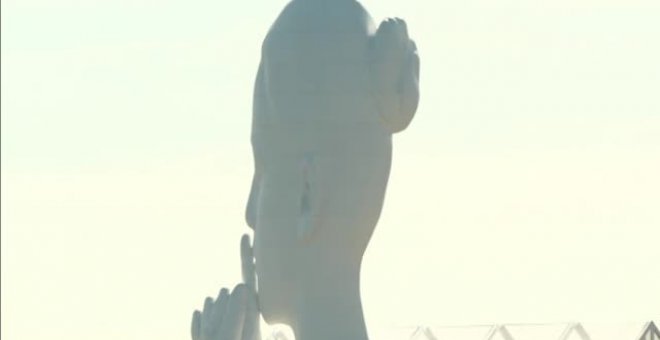 La mayor escultura de Jaume Plensa está a orillas del río Hudson