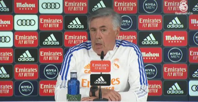 Ancelotti no se ve favorito pero cree que es el momento de ganar al Barça en el Camp Nou