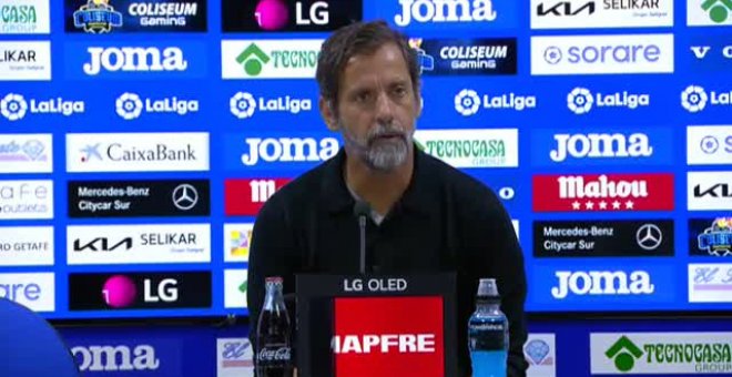 Quique Flores: "No hemos hecho el partido que habíamos imaginado"