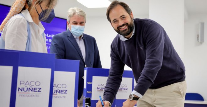 Núñez es proclamado oficialmente candidato único a presidir el PP regional, tras el amago de los críticos