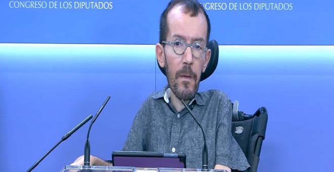 Pablo Echenique: "Reuniones afables sin acuerdo con el PSOE son el pan nuestro de cada día"