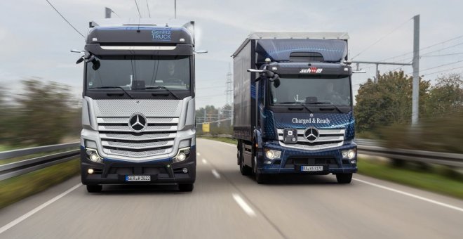 Dan comienzo las pruebas en vías públicas del Mercedes-Benz GenH2, el camión de hidrógeno de Daimler