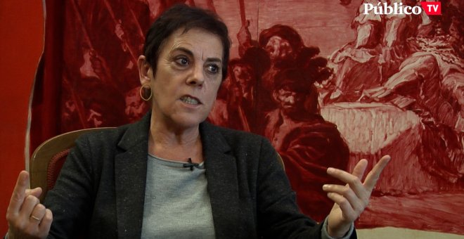 Mertxe Aizpurua sobre la reforma de las pensiones: "Todo aquello que sea renuncia de derechos, no lo vamos a firmar. Esta reforma está plagada de trampas"