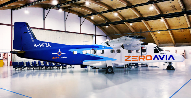 ZeroAvia hará su primer vuelo comercial con un avión de hidrógeno en 2024