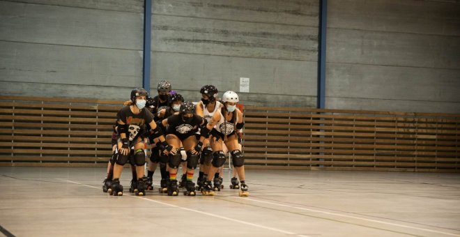 La Güestia, roller derby con mucho remango