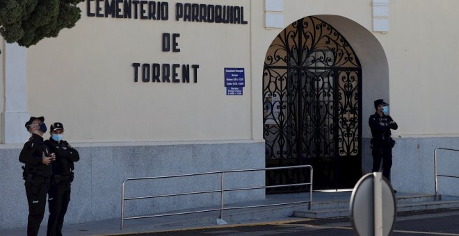 Dos muertos y un herido en un tiroteo en el cementerio de Torrent (València)