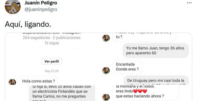 Un tuitero arrasa en redes con su loca conversación con un 'bot'