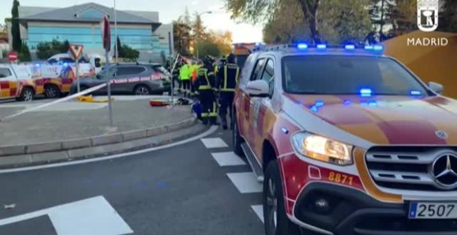 Muere una niña de seis años y otras dos resultan heridas de gravedad en un atropello en Madrid