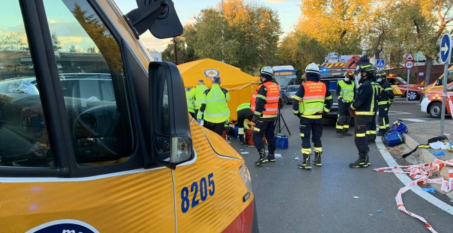 Una niña de seis años muere atropellada a las puertas de un colegio en Madrid