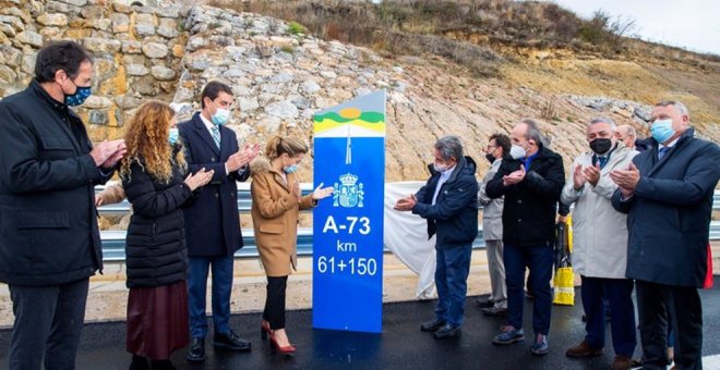 Entran en servicio 12 nuevos kilómetros de la A-73 entre Burgos y Aguilar de Campoo