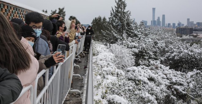 La gran nevada en China, en imágenes