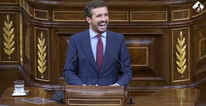 "¡Ay, el subconsciente!": cachondeo por lo que casi ha dicho Pablo Casado en el Congreso