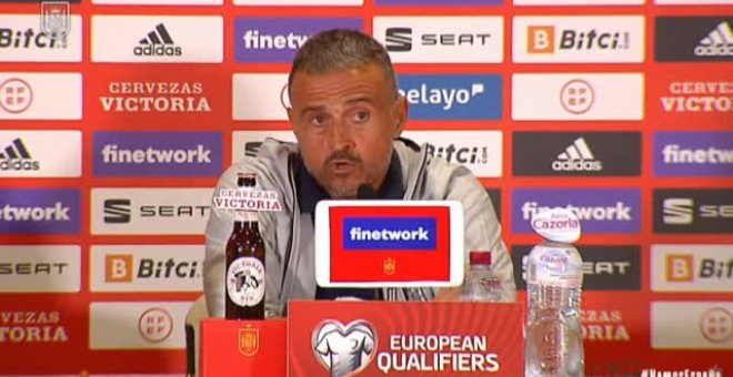 Luis Enrique: "A pesar de que nos valen 2 de los 3 resultados, no vamos a especular"