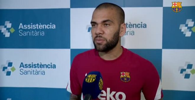 Alves, en su vuelta al Barça: "Es un reto increíble, de los que más me fascinan"