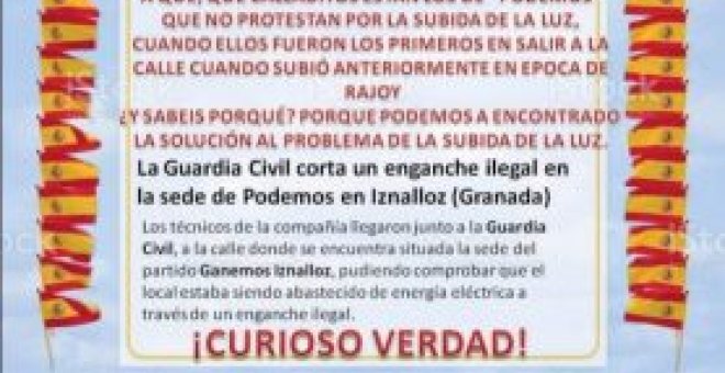 Bulocracia - El presunto enganche ilegal de luz en una sede de Podemos que se publica todos los años