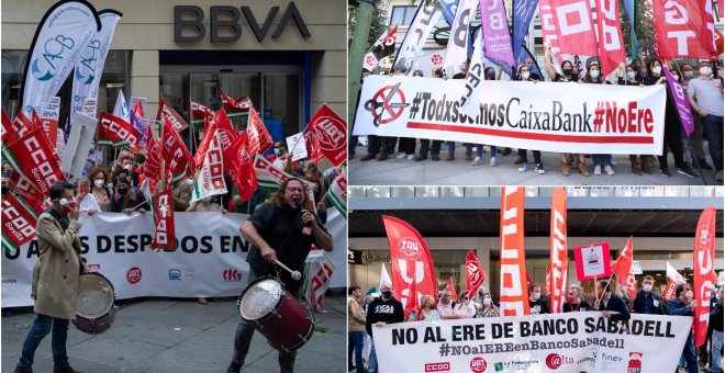 Los trabajadores de banca se apuntan a los ERE de forma masiva por la desmotivación y las favorables condiciones económicas