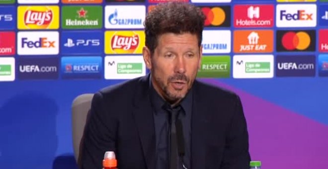 Simeone: "La Champions no te perdona y pasa el que se lo merece"