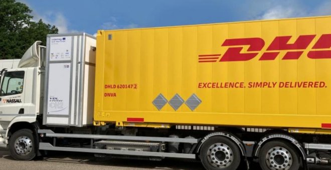 DHL repartirá los productos de Apple con camiones de hidrógeno muy poco convencionales